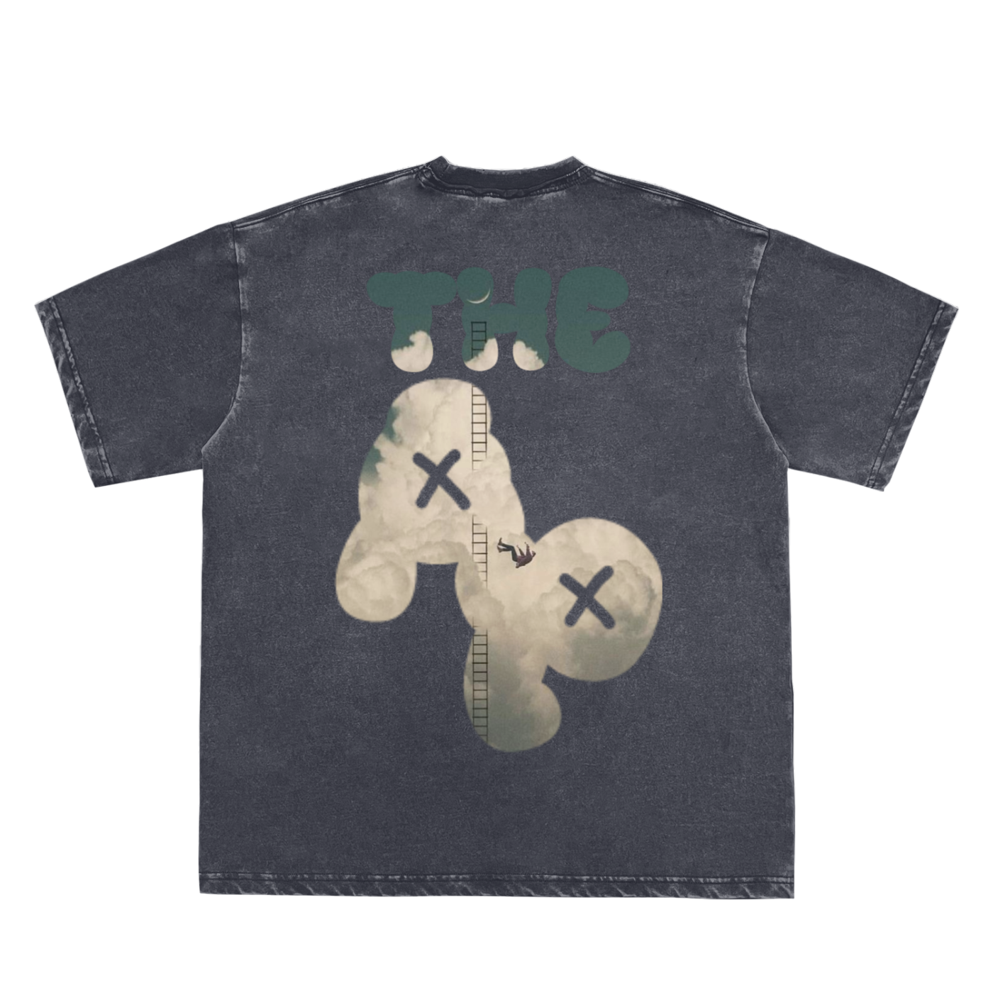 The AP Big Graphic Heavyweight Tee - Cloud Fall 2