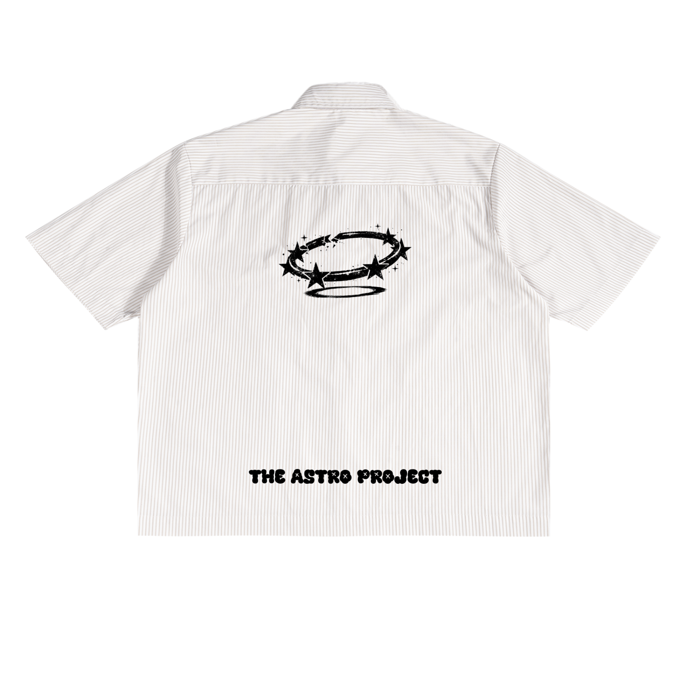 Striped Button Up Tee - The Rebirth