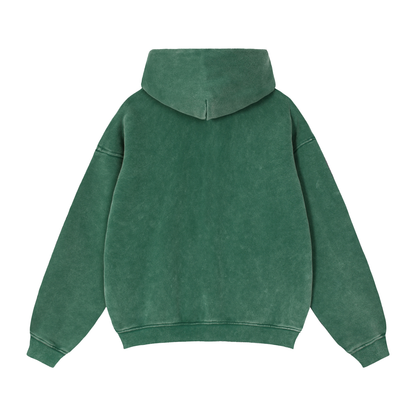 Double Zip Boxy Fleece Hoodie - The Rebirth