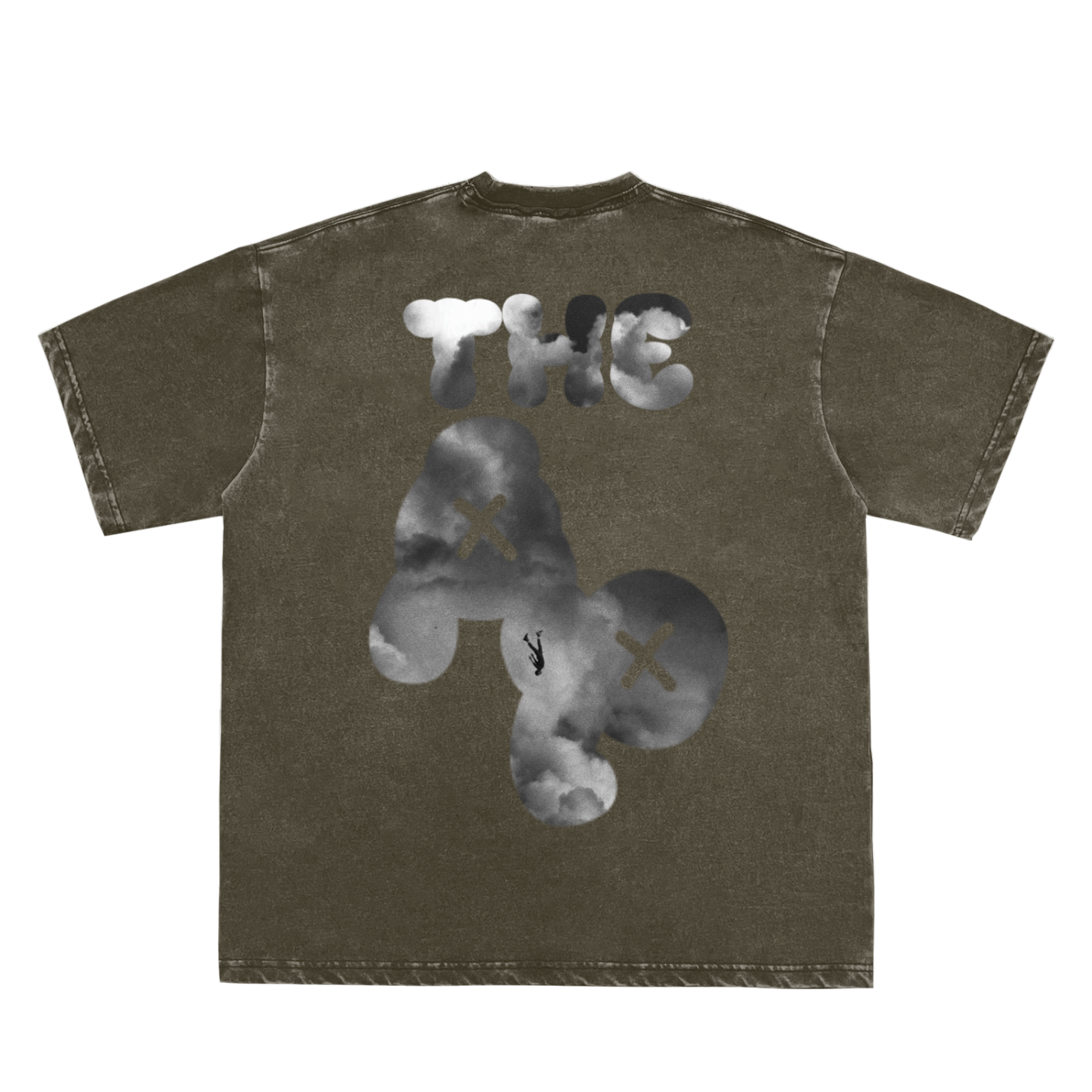 The AP Big Graphic Heavyweight Tee - Cloud Fall
