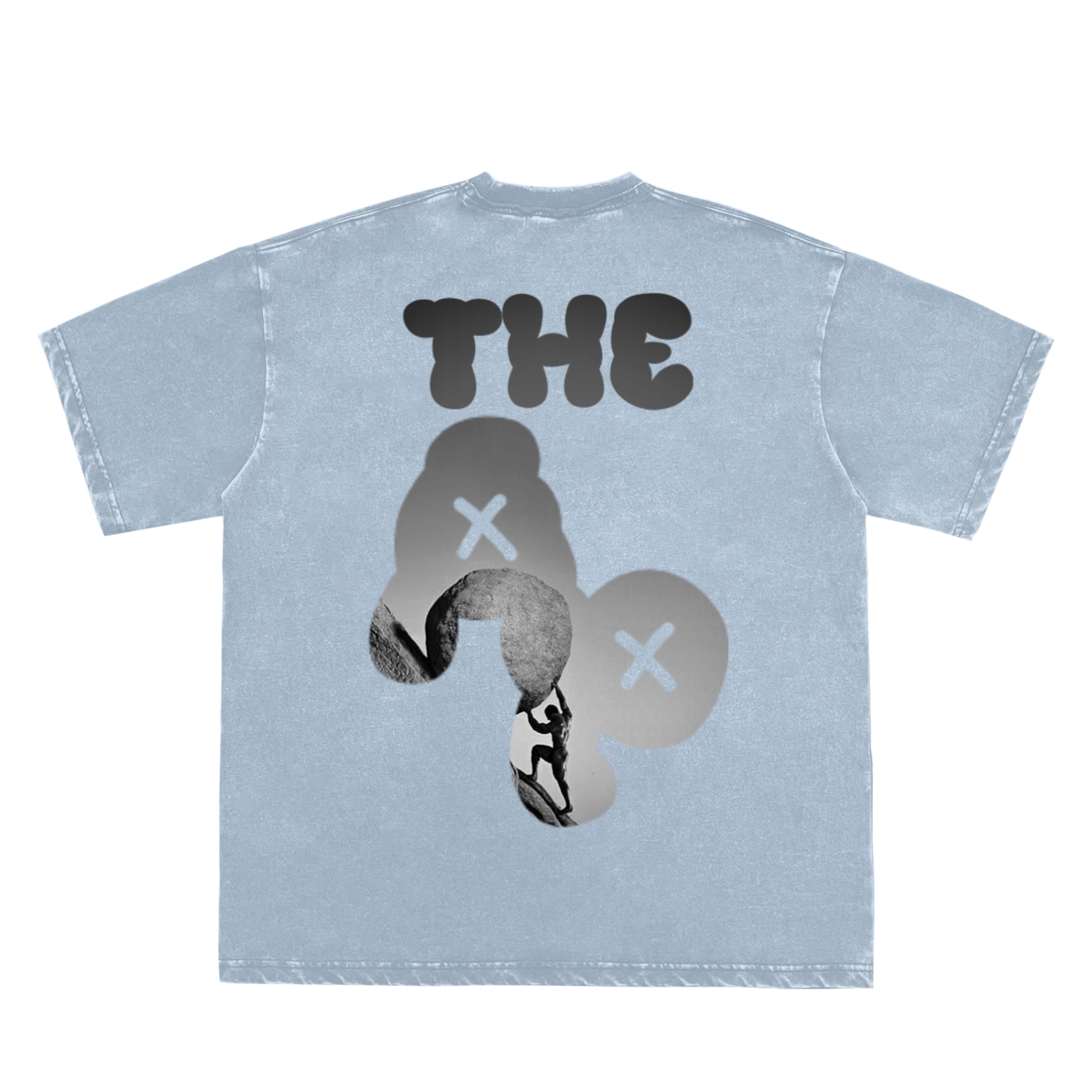 The AP Big Graphic Heavyweight Tee - Pushing Boulders