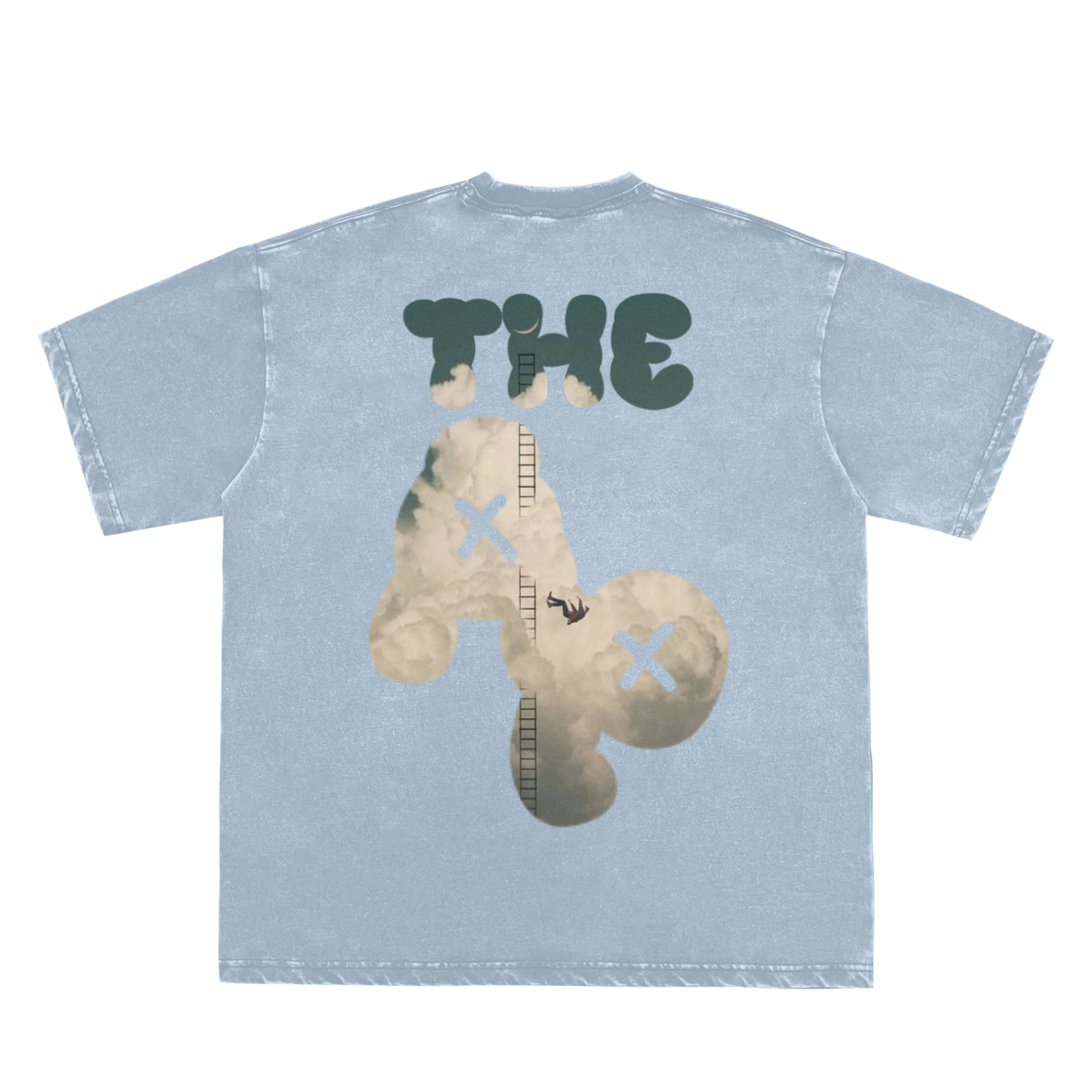 The AP Big Graphic Heavyweight Tee - Cloud Fall 2