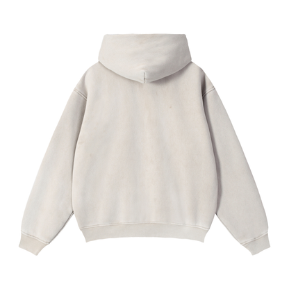 Double Zip Boxy Fleece Hoodie - The Rebirth