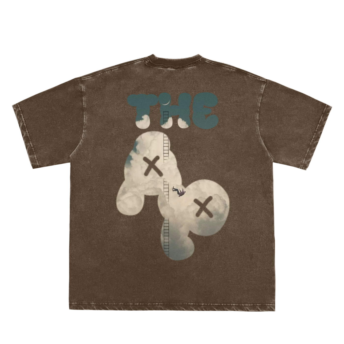 The AP Big Graphic Heavyweight Tee - Cloud Fall 2
