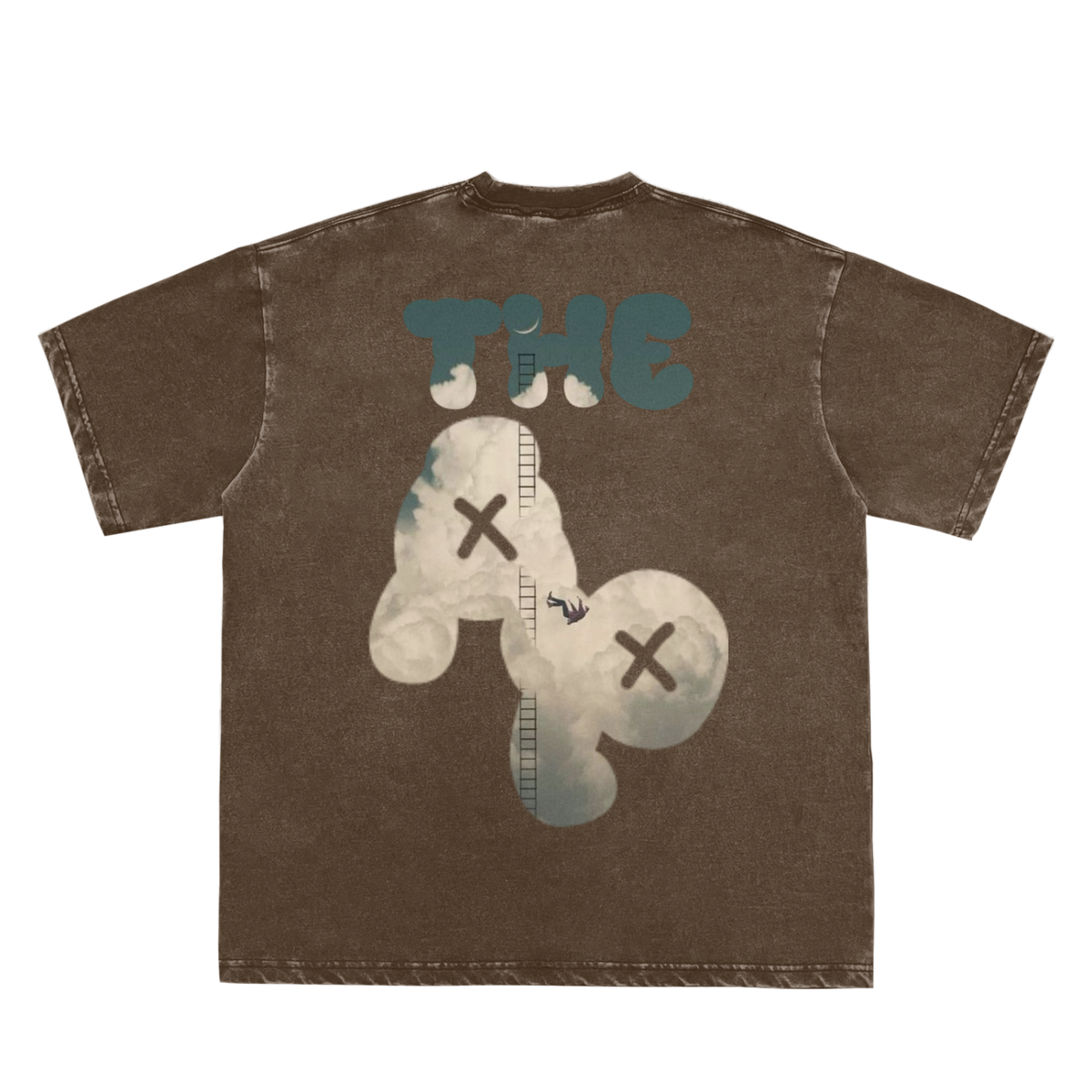 The AP Big Graphic Heavyweight Tee - Cloud Fall 2