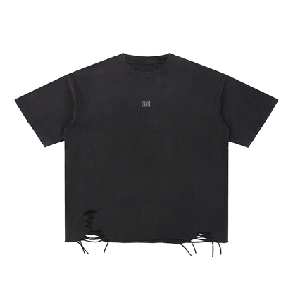 Raw-Hem Heavyweight T-Shirt - The Rebirth
