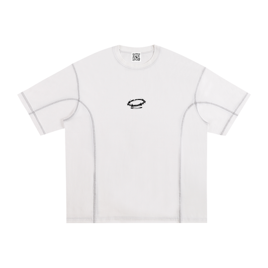 Contrast-Stitched Cotton T-Shirt