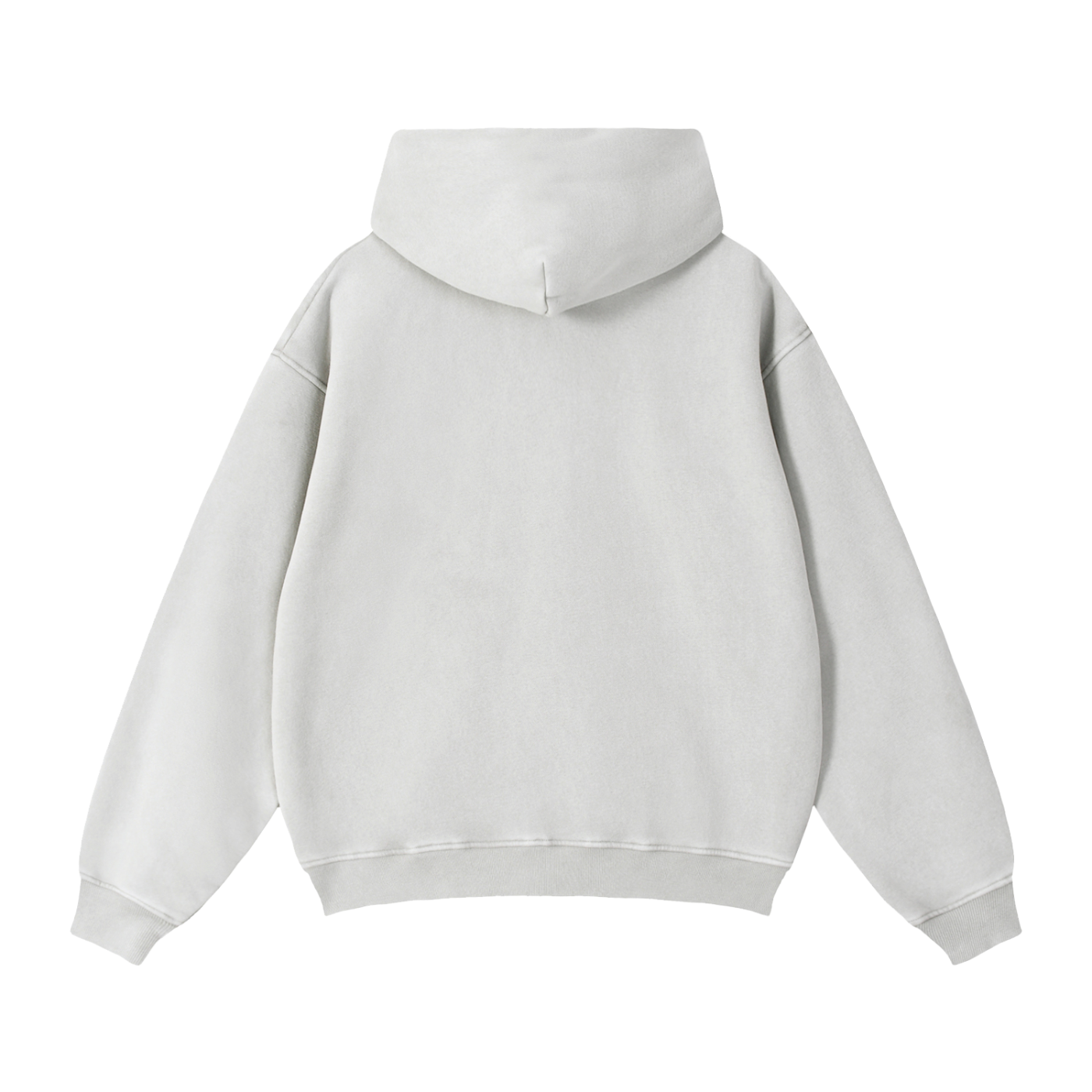 Double Zip Boxy Fleece Hoodie - The Rebirth