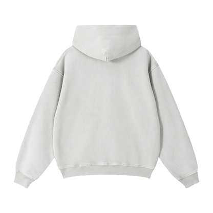 Double Zip Boxy Fleece Hoodie - The Rebirth