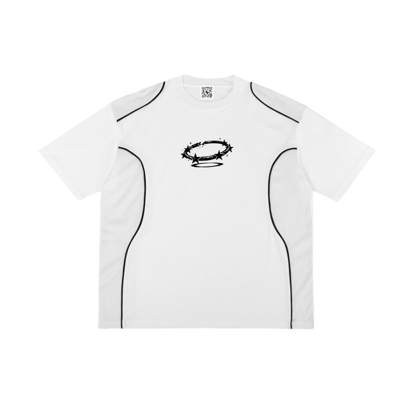 Contrast Piped Panel T-Shirt
