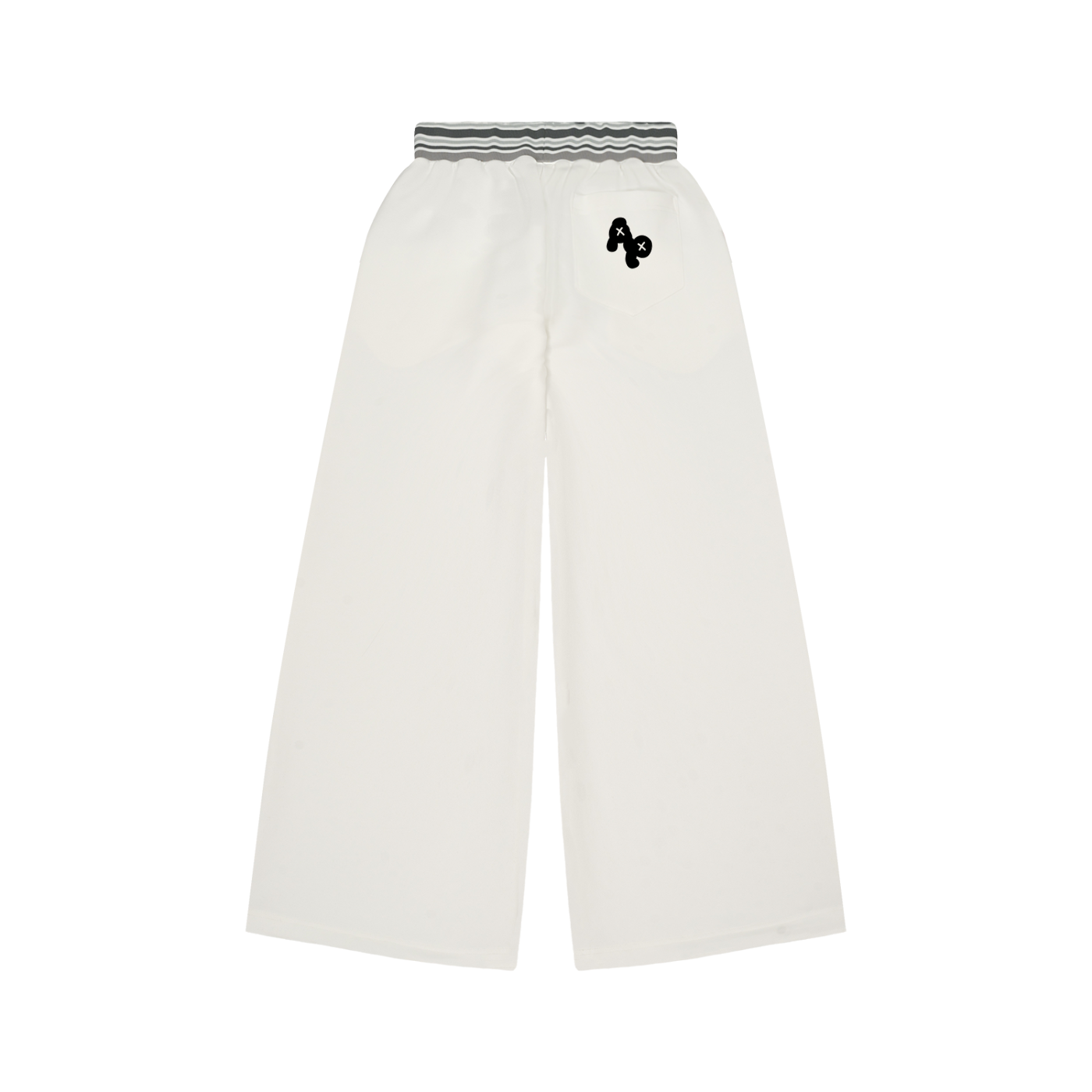 Striped Waist Wide Leg Pants